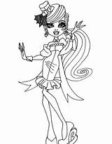 Monster High Draculaura Pages Coloring sketch template