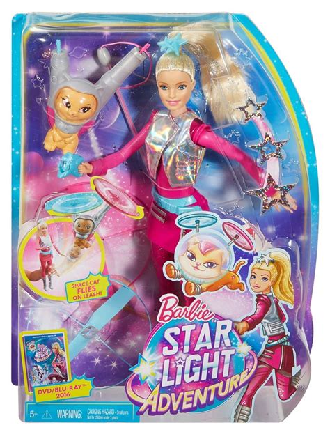 Barbie Star Light Galaxy Barbie Doll And Flying Cat Barbie