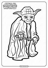 Yoda Coloringoo sketch template