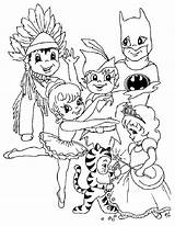 Carnival Coloring Print Color Pages Kids sketch template
