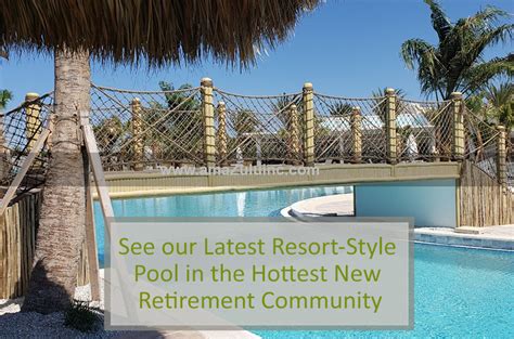 latest resort style pool   hottest  retirement community amazulu