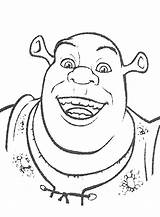 Shrek Coloring Pages Print sketch template