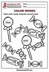 Colors Preschoolers Worksheetspdf sketch template