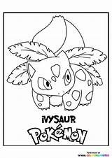 Ivysaur sketch template