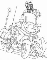 Coloring Motorcycle Pages Printable Kids sketch template