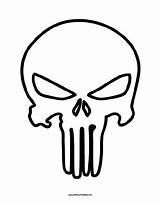 Punisher Skull Coloring Printable Cool Drawings Pages Skulls Print Clipartmag Paintingvalley sketch template