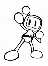 Bomberman sketch template