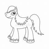 Coloring Pony Tail Children Magnificent Mane Book Horse Dreamstime Illustration Vector Preview sketch template