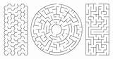 Maze Mazes Printable Labyrinth Generator Make Kids Worksheet Create Print Coloring Pages Game Puzzle Board sketch template