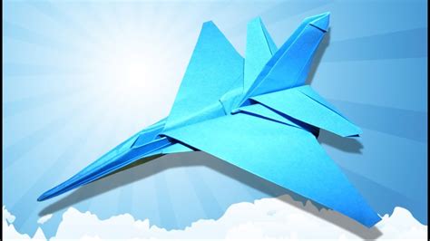 origami avion de chasse   jet fighter youtube