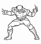 Wolverine Colorare sketch template