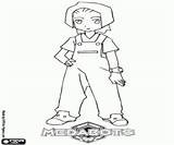 Medabots Erika Ikki Coloring Friend Pages sketch template