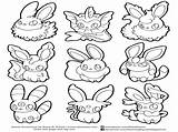 Coloring Pages Eeveelutions Eevee Evolutions Eeveelution Pokemon Printable Color Getcolorings Print Getdrawings sketch template