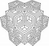 Adults Mandala Patterns Geometrie Hexagon Everfreecoloring Fractal Coloringhome Mandalas Muster Geometrische Isometric sketch template