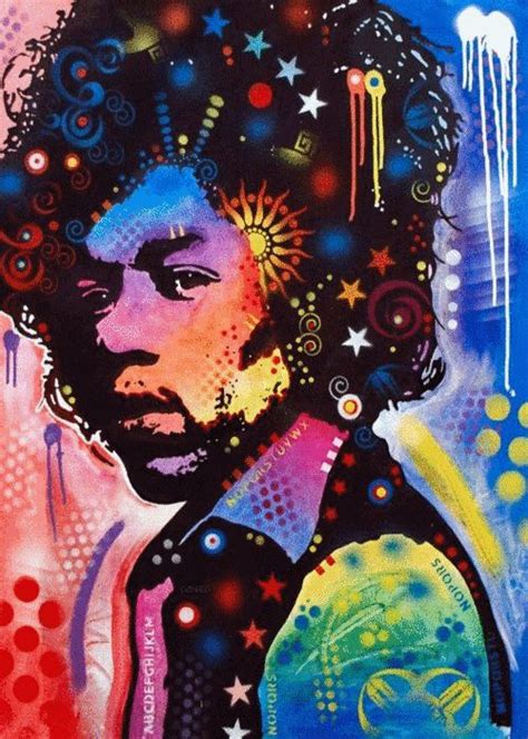 Jimi Hendrix Psychedelic Art Pinterest