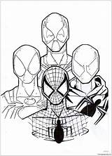 Spidermen Colouring Armor Deadpool Clipartmag Getcolorings sketch template
