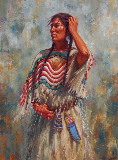Native American Indian Women Art 20 James Ayer S Outstanding