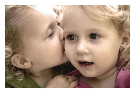 cute baby girl kiss wallpapers hd desktop  mobile backgrounds