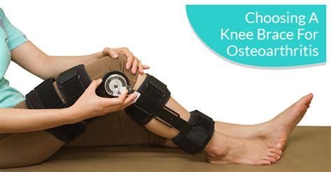 knee brace  osteoarthritis focus physiotherapy