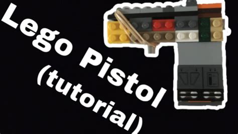 mini lego pistol tutorial youtube