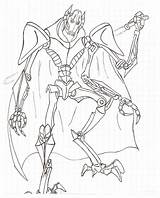 Grievous General Coloring Pages Wars Star Lego Deviantart Getcolorings Color Printable sketch template