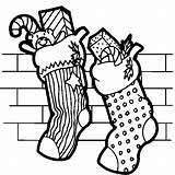 Coloring Pages Christmas Socks Print Printable Para Colorear Botas Navidad Plantillas sketch template