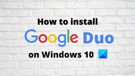 install google duo  windows