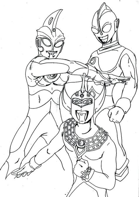 printable ultraman colouring pages