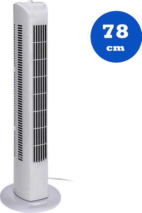 bolcom torenventilator wit  watt cm toren ventilator verkoeling op kantoor