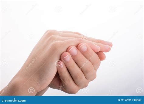 closed hands holding stock photo image  finger holding