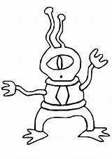 Coloring Pages Alien Dancing sketch template