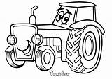 Tractor Trator Traktor Tegning Mewarnai Enkel Traktorer Tudodesenhos Downlaod Meios sketch template