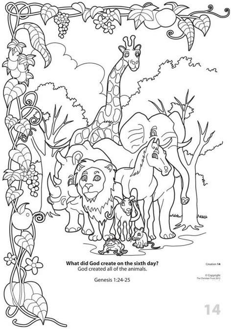 creation coloring pages   preschoolers coloringfoldercom