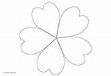 Petal Flower Petals Coloring Pages Clipart Drawing Outline Template Rose Printable Flowers Five Clip Drawings Color Templates Simple Clipartmag Collection sketch template