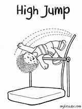 Jump Coloring Pages Rope High Getdrawings Getcolorings Color sketch template