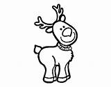 Christmas Reindeer Reno Colorear Para Coloring Dibujo Un Navideño Navidad Stamps Dibujos Coloringcrew Digital sketch template