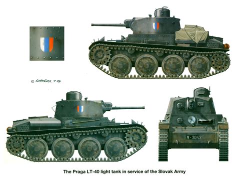 prague lt  light tank   slovak army world war  schematics pinterest army