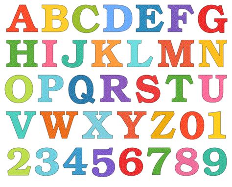 big alphabet letters