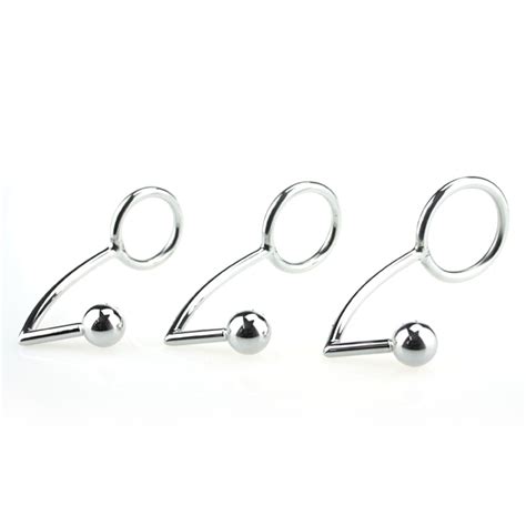 stainless steel anal hook metal butt plug anal expander erotic toys