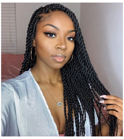 Hairstyles To Do With Box Braids Senegalese Twists Hairstyles To Do