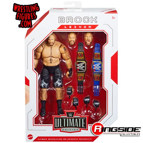 Brock Lesnar W 2 Belts Wwe Ultimate Edition 15 Ringside Exclusive