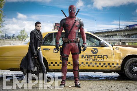 Deadpool Movie Image Catches A Cab With Teenage Warhead Collider