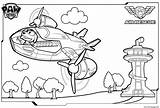 Patrol Coloring Paw Pages Patroller Air Printable sketch template