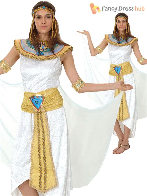Adult Ladies Egyptian Queen Cleopatra Ancient Egypt Costume Womens