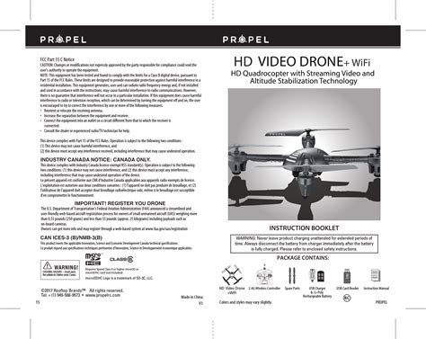 propel drone instruction manual picture  drone