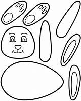 Easter Bunny Printable Crafts Kids Coloring Template Ears Craft Pages Templates Activities Paper Face Rabbit Activity Cut Cutout Ear Bigactivities sketch template