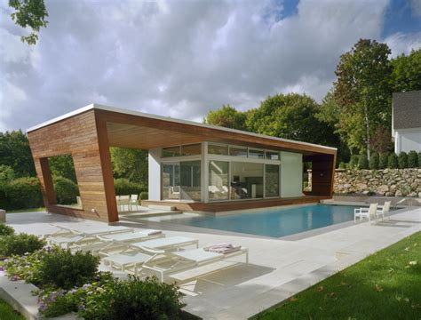 outstanding swimming pool house design  hariri hariri architecture digsdigs