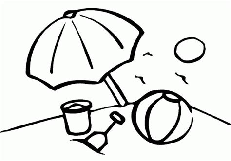 preschool beach coloring pages coloring home