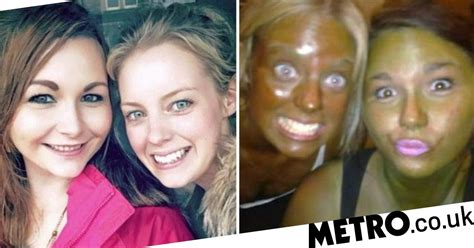 friends end up tinted green when fake tan goes hilariously wrong