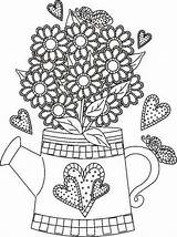 Watering Primavera Disegni Innaffiatoi Innaffiatoio Blumen Mandalas Sunflower Immagine Colorare Coloriages Dessins Maternelle Lescoloriages H2o Suivant sketch template